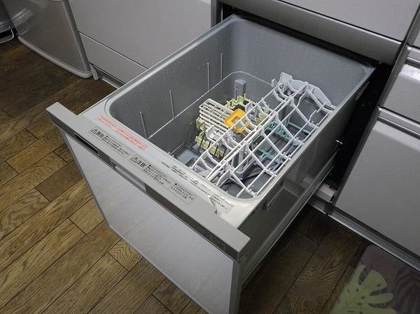 三菱ビルトイン食器洗い乾燥機 EW-45V1S(メタリックシルバー) 乾燥 スタンダード ドアパネルタイプ スリムデザイン ビルトイン型 - 2