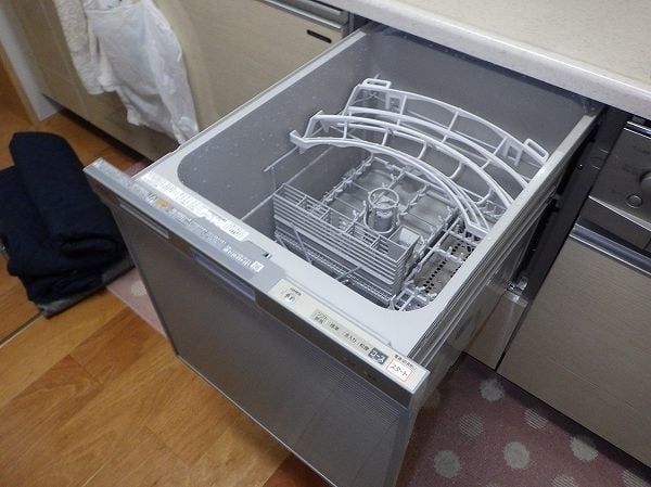 RKW-404A-SV】（リンナイ）ビルトイン食洗機交換・取付け工事例